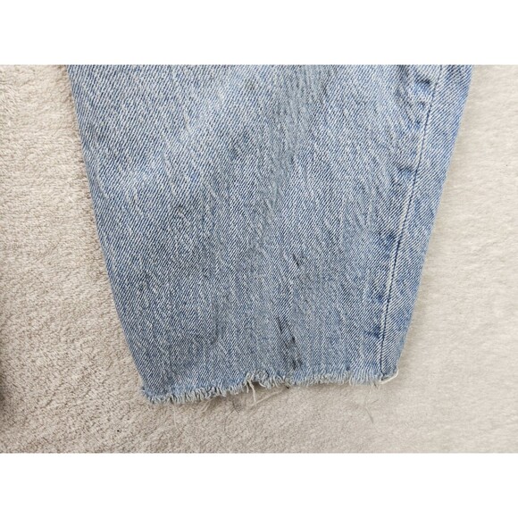 Madewell Women's Curvy Perfect Vintage Light Wash Raw Hem Size 26 - Picture 6 of 6